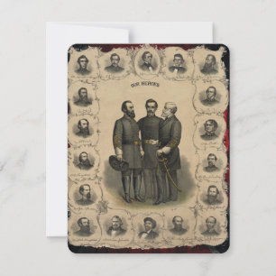 Carte Héros de la guerre civile
