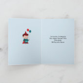 Carte Héros de pequeño de Feliz Cumpleaños MI (Intérieur)