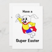 Carte Héros Rabbit de Pâques (Devant / Derrière)