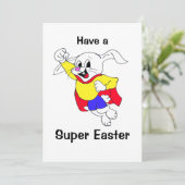 Carte Héros Rabbit de Pâques (Debout devant)
