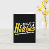 Carte Héros - Sickcell Anemia Sensibilisation Militaire  (Fleur jaune)
