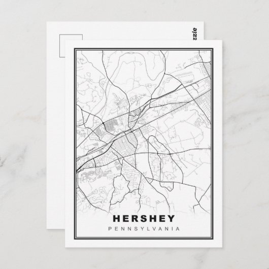 Carte Hershey (Devant / Derrière)