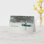 Carte Heure ! (Fleur jaune)