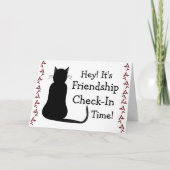 Carte Heure d'arrivée de l'amitié (Devant)