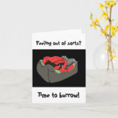 Carte Heure de creuser ! (Fleur jaune)