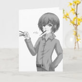 Carte Heure de la collation (Fleur jaune)