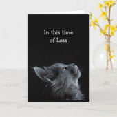 Carte Heure de la perte Écriture Bible Verse Encourageme (Fleur jaune)