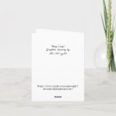 Carte Heure de la sieste et réveil (Dos)