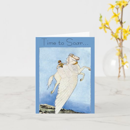 Carte Heure de monter… (Fleur jaune)