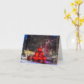 Carte Heure de Noël de Radio City (Fleur jaune)