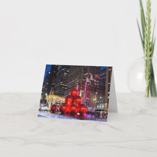 Carte Heure de Noël de Radio City (Devant)