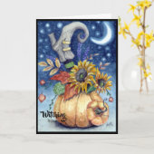 Carte Heure de sorcellerie (Fleur jaune)