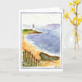 Carte heure d'été (Fleur jaune)