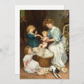 Carte Heure du bain du bébé | Arthur John Elsley (Devant / Derrière)