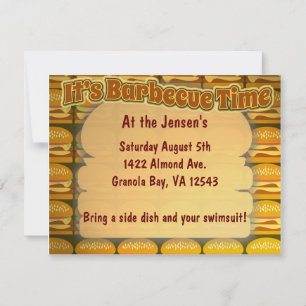 Carte Heure du barbecue !