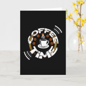 Carte Heure du café (Fleur jaune)