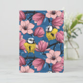 Carte Heure du printemps (Debout devant)