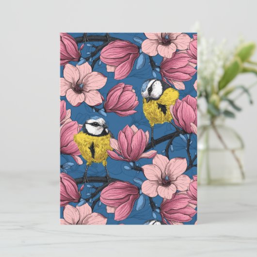 Carte Heure du printemps (Debout devant)