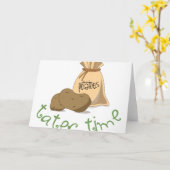 Carte Heure du test (Fleur jaune)