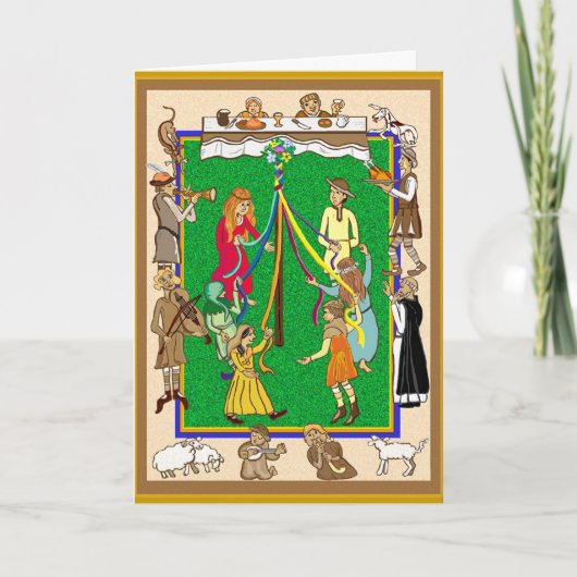 Carte Heure d'une fête (Devant)