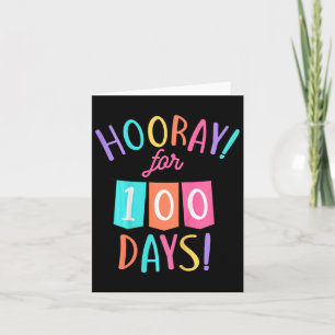 Carte Heure Pour 100 Jours 100ème Jour De L'École Toddle