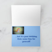 Carte Heure pour vous-même - Anniversaire (Intérieur)