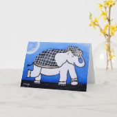 Carte heureuse (Fleur jaune)