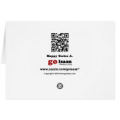 Carte heureuse (Dos Horizontal)