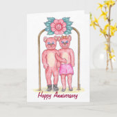 Carte heureuse d'anniversaire d'ours de nounours (Fleur jaune)