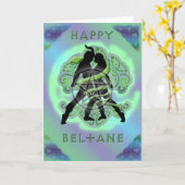 Carte heureuse de Beltane (Fleur jaune)