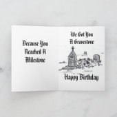 CARTE HEUREUSE DE BRITHDAY (Intérieur)