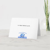 Carte heureuse de cheval du Thibet (Dos)