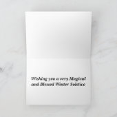 Carte heureuse de ciel et de flocon de neige de (Intérieur)