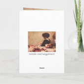 Carte heureuse de cru de Buona Pasqua Pâques (Dos)