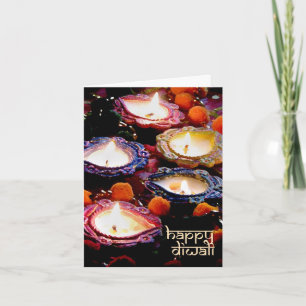 Carte heureuse de Diwali