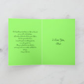 Carte heureuse de fête des pères (Intérieur)