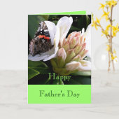 Carte heureuse de fête des pères (Fleur jaune)