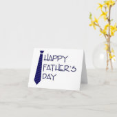 Carte heureuse de fête des pères (Fleur jaune)