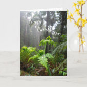 Carte heureuse de forêt tropicale de jour de la (Fleur jaune)