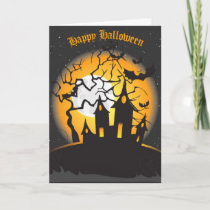 Carte heureuse de Halloween