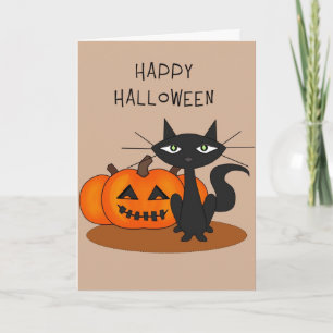 Carte heureuse de Halloween
