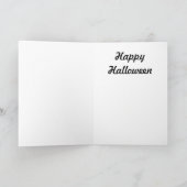 Carte heureuse de Halloween Catrina (Intérieur)