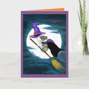 Carte heureuse de hamster de Halloween par Bihrle