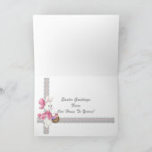 Carte heureuse de lapin de Pâques (Intérieur)
