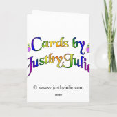 Carte heureuse de petit-fils de Pâques - paysage (Dos)