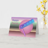 Carte heureuse de Purim (Fleur jaune)