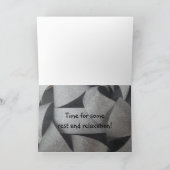 Carte heureuse de retraite de bouledogue anglais (Intérieur)