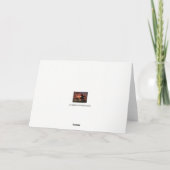 Carte heureuse de retraite de traînées de cowboy (Dos)