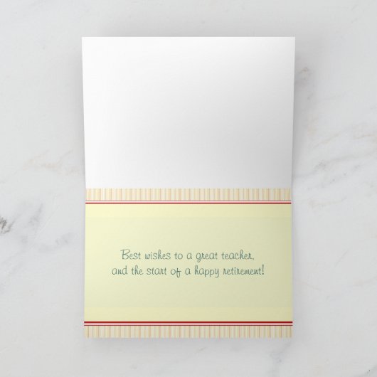 Carte heureuse de tableau de retraite de (Intérieur)