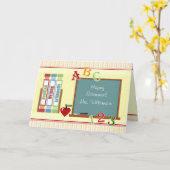 Carte heureuse de tableau de retraite de (Fleur jaune)